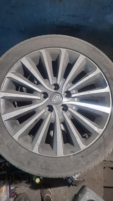 Колеса в сборе 235 / 45 / R 18, Лето, Б/у, Комплект, Легковые, Литые, отверстий - 5