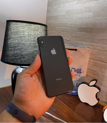 Apple iPhone: IPhone Xs Max, Б/у, 512 ГБ, Черный, Защитное стекло, Чехол, Кабель, 99 %