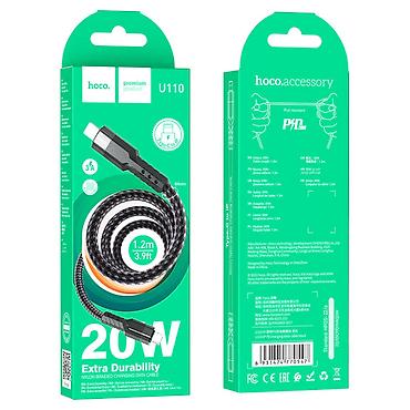 iphon: Kateqoriya: USB şunurlar Hoco U110 Type-C to Lightning Kabel – 20W PD — 1