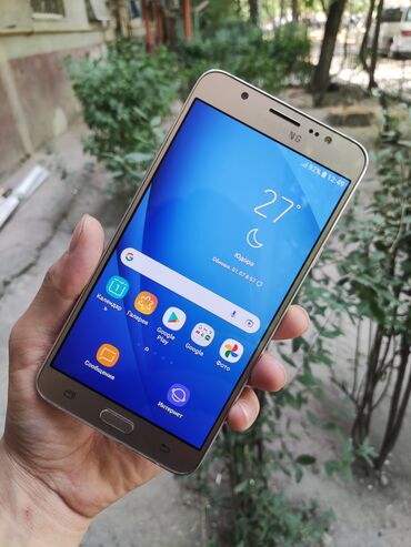 тв тюнеры easycap: Samsung Galaxy J7 2016, Б/у, 16 ГБ, цвет - Золотой, 1 SIM, 2 SIM