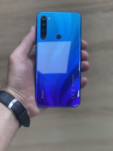 barter telfonlar: Xiaomi Redmi Note 8, 64 GB, rəng - Göy, 
 Barmaq izi, Sensor, Sənədlərlə