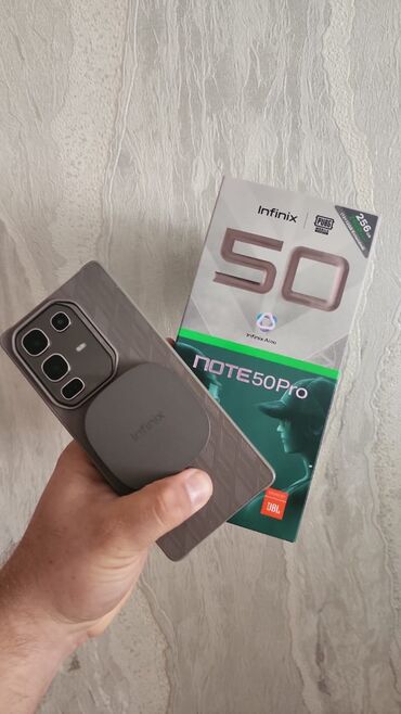 infinix gt 10 pro qiymeti: Infinix Note 50 Pro, 256 GB, rəng - Boz