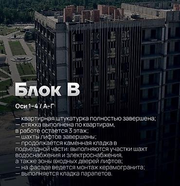 86: 3 комнаты, 86 м², 7 мкр Элитка, 8 этаж, ПСО (под самоотделку) — 5