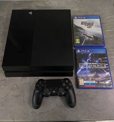 PS4 (Sony PlayStation 4): PlayStation 4 FAT, 512 gb . все кабели с собой (HDMI для зарядки и