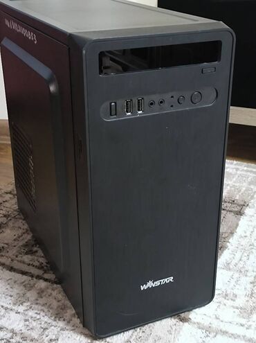 Корпусы ПК: Корпус ПК, Б/у, Winstar, Micro-ATX, цвет - Черный