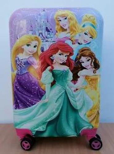 Rančevi, torbe i koferi: Dečiji kofer sa motivom Disney princeza - Tvrda školjka sa sjajnim — 4