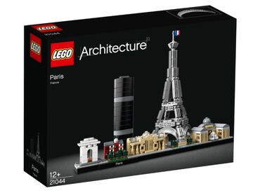 эйфелева башня: Lego Architecture 21044 Paris 🗼,649 деталей⬛ рекомендованный возраст
