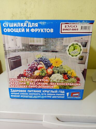 Техника жана электроника: Сушилка для овощей и фруктов EVGO DVN37-500/5 Описание: -