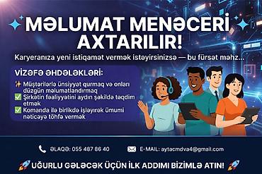 katibə isi: Ofis menecer, katib tələb olunur, 18-29 yaş, 1 ildən az təcrübə — 2