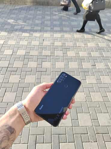 кредит на телефон: Xiaomi Redmi Note 8, 64 ГБ, цвет - Черный, 
 Кнопочный, Отпечаток пальца