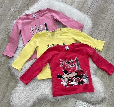 h and m majice: Round neck, Long sleeve, Minnie Mouse