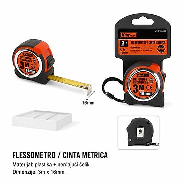 KMT merna traka – 3 m x 16 mm (SKU: 2389326, EAN: ) Praktična mernа