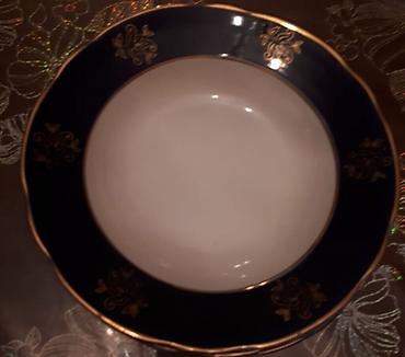 denge qabi: Sup qabları, 6 ədədli dəst, rəng - Göy, Farfor — 2