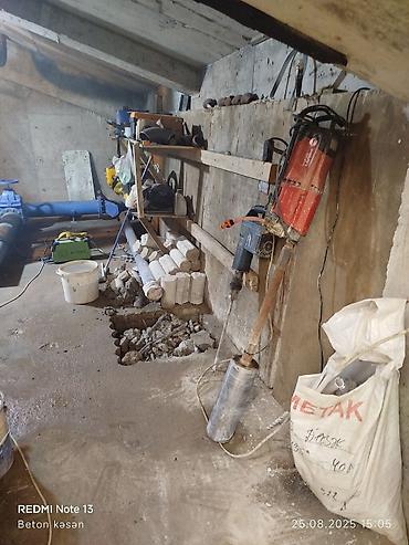 plastik gapi: Beton kəsmə beton deşmə xidməti Karot - HILTI DD 200 / 350 ilə 25 ° — 10