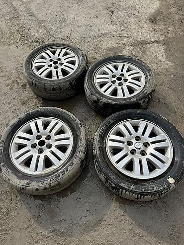 w211 disk: 4 ədəd avtomobil diski və şini dəsti - Rəng: gümüşü - Disk növü — 1