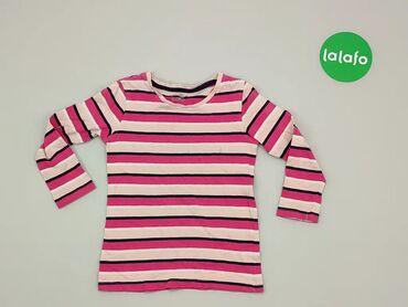Bluzki: Bluzka, 3 lata, wzrost - 98 cm., wzór - Linia, kolor - Różowy
