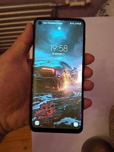 Mobil telefonlar: Samsung Galaxy A21S, 64 GB, rəng - Qara, Barmaq izi — 4