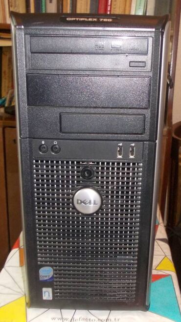 Masaüstü kompüterlər və iş stansiyaları: DELL Optiplex 760, Dual Core “E5300” 2,6 GHz, RAM 4 GB DDR2 (8 etmək — 2