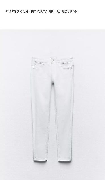 rolex saat baki: Zara orta bel skinny jean 34 razmer tezedir — 5