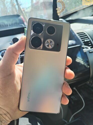 telefon 70 azn: Infinix Note 40, 256 GB, rəng - Qızılı, Sensor, Face ID, Sənədlərlə