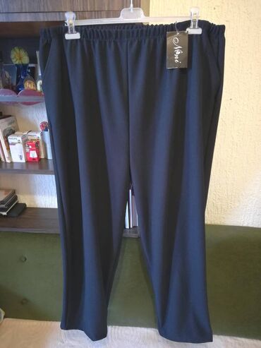zenske pantalone sa dzepovima: 4XL (EU 48), Normalan struk, Ravne nogavice