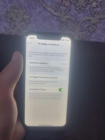 Apple iPhone: IPhone X, 64 GB, Qara, Simsiz şarj — 7