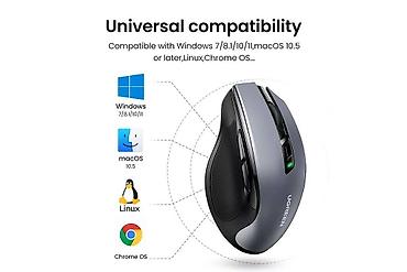e book: UGREEN MU006S — двойная беспроводная эргономичная мышь с Bluetooth — 8