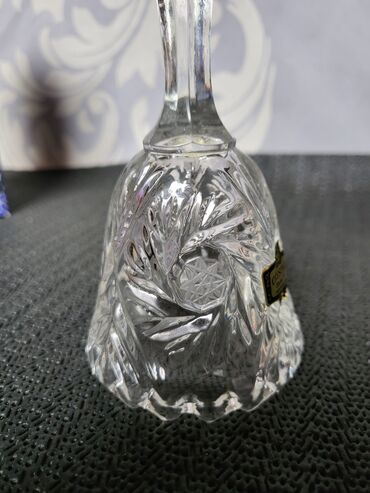 Ostalo posuđe: Zvono novo kristal Zajecar Jugoslavija 70te. Zvono,novo,sve na njemu — 6