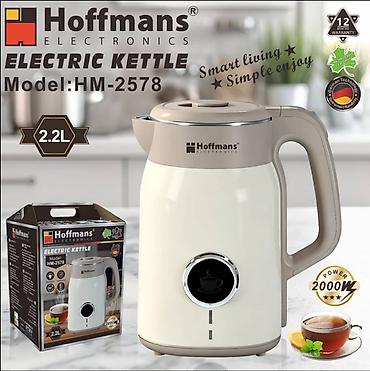 electronics: 🔥 Электрический чайник Hoffmans HM-2578 | 2.2 литра | 2000 Вт Стильный — 1