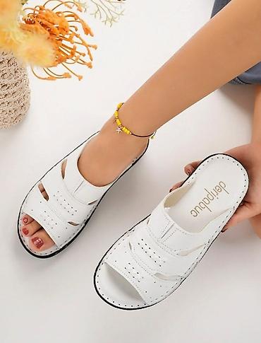 ağ sabolar: Sabo, Ölçü: 37, rəng - Ağ, Yeni — 1