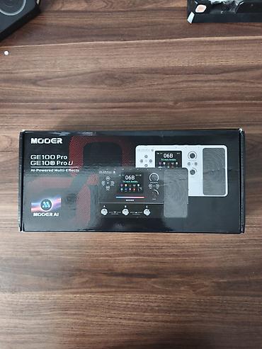 MOOER GE100 Pro — TAM YENİ, BAĞLI QUTUDA Elektro gitara üçün müasir