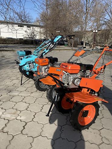 Бензиновые мотоблоки: Мотоблок RUSMASH (оранжевый) - Бензиновый двигатель, ручной запуск. - — 5