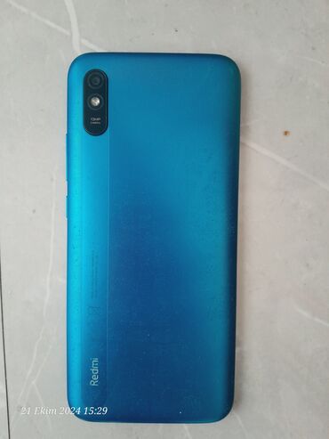 redmi telfon: Xiaomi Redmi 9A, 32 GB, rəng - Mavi, 
 Barmaq izi