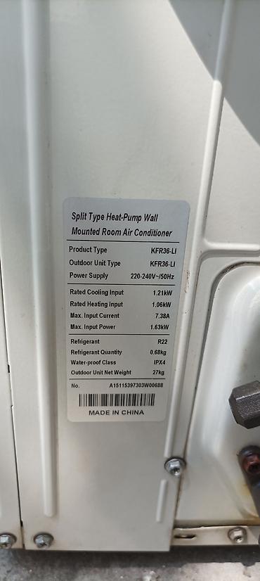 mobil kondisionerlər: FUJI HEAT COOL split tipli divara quraşdırılan kondisioner (heat-pump) — 3