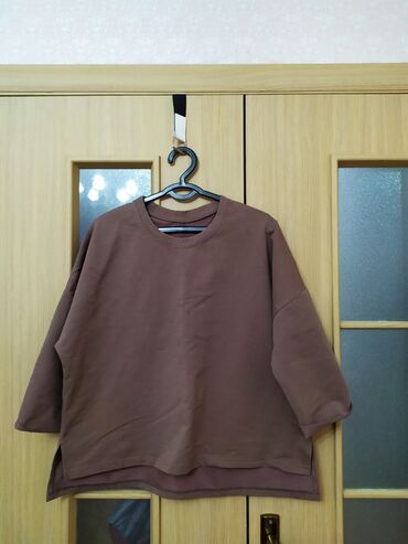 серый свитшот женский: Свитшот, Оверсайз