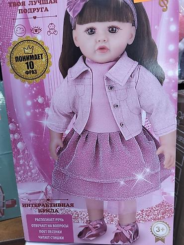 oyuncaqlar qiz ucun: İnteraktiv kukla “Настенька” - Danışığı tanıyır və 10 ifadəni başa — 3