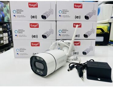 цены на установку камер видеонаблюдения: Камера с вай фай Модель C-16 Tuya Камера WiFi с приложением Tuya