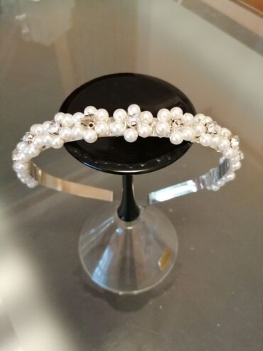 pojas za jaknu: Headband, Handmade, color - White