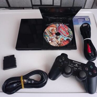 sony qulaqlıq qiymeti: Əyləncə üçün tam dəst, Sony PlayStation 2 oyun konsolu, idarəedici