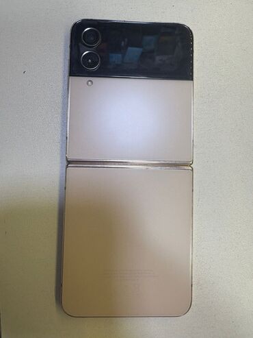 Samsung Galaxy Z Flip 4, 256 GB, rəng - Qızılı, Zəmanət, Sensor, Barmaq izi