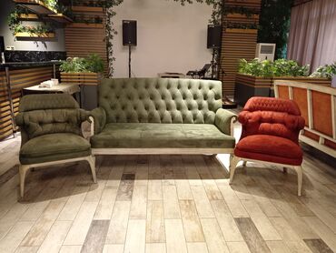 Sifarişlə restoran üçün masa və oturacaq dəstləri: Stullar ilə, Kvadrat masa, 2 nəfər — 13