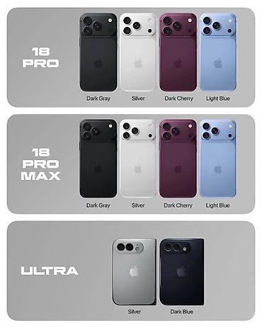 IPhone 18 Pro / 18 Pro Max / 18 Ultra 18 про 256 1800$ 18 про 512