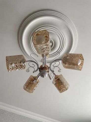 lyusturlar: Çılçıraq, 5 lampa, Metal