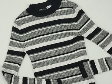 bershka spódniczka w kratkę: Sweter, H&M, XS (EU 34), condition - Good