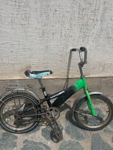 детский велосипед юнга 16: Детский велосипед, 2-колесный, Другой бренд, 6 - 9 лет, Б/у