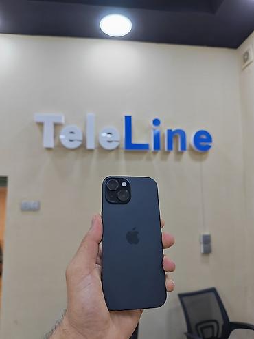 iphone dubay 15: IPhone 15, 128 GB, Black Titanium, Zəmanət, Simsiz şarj, Face ID — 1