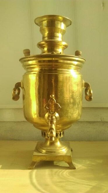 Qədim samovar, 1872 il, Mis, Vəziyyəti: Əla