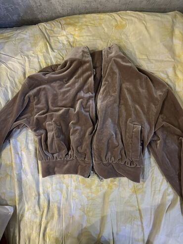 женские пиджаки жакеты: Велюровая куртка/кофта на молнии - Материал: мягкий велюр