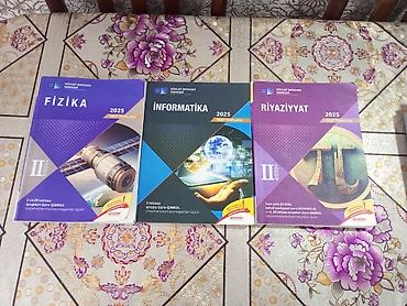 Книги и журналы: DİM 2025 test toplusları – Fizika, İnformatika, Riyaziyyat (II hissə) — 1