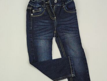 jeansy 100 bawełna: Spodnie jeansowe, Lupilu, 2-3 lat, 92/98, stan - Bardzo dobry